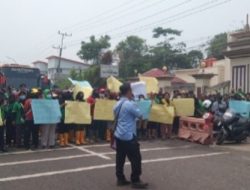Ratusan Pekerja Demo Minta Tunda Eksekusi Lahan, Diduga Ditunggangi PT BSU