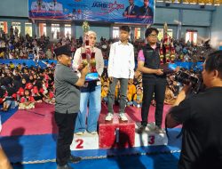 ADS Taekwondo Jambi Sabet 2 Gelar Juara Umum dan Borong Medali