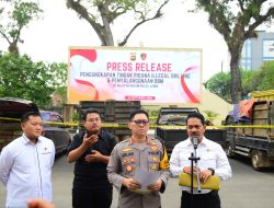 Ditreskrimsus Polda Jambi Amankan 8 Tersangka dan Sita 22,8 Ton BBM Ilegal dalam Sepekan