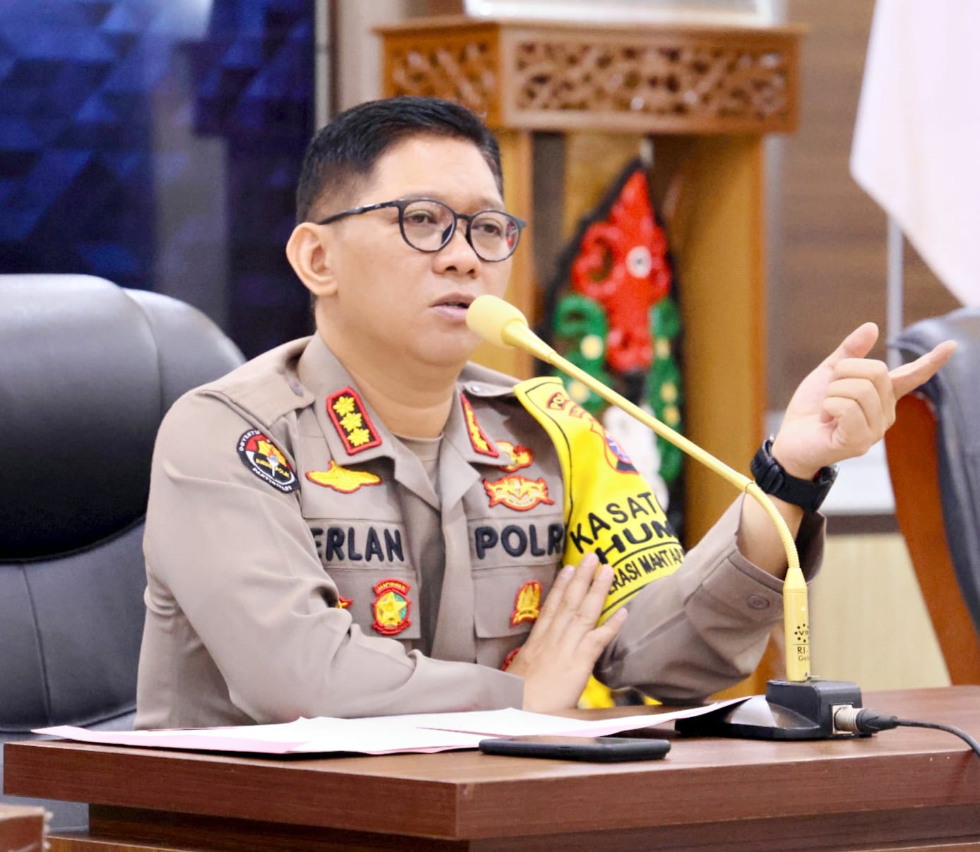 Kabid Humas Polda Jambi, Kombes Pol. Erlan Manaji.