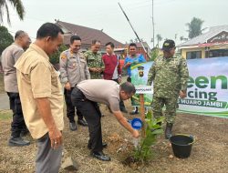 Polres Muaro Jambi Gelar Aksi Tanam Pohon Sambut Program 100 Hari Kapolri