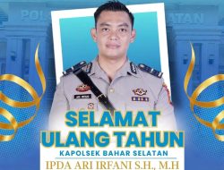 Kapolsek Bahar Selatan Ipda Ari Irfani Ulang Tahun, Jajaran dan Staf Sampaikan Doa Terbaik ​