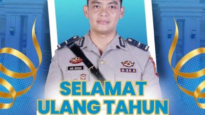 Kapolsek Bahar Selatan Ipda Ari Irfani Ulang Tahun, Jajaran dan Staf Sampaikan Doa Terbaik ​