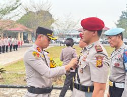 Kapolres Muaro Jambi AKBP Bayu Noormansyah Pimpin Sertijab Kasat Reskrim